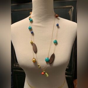 Colorful beaded necklace